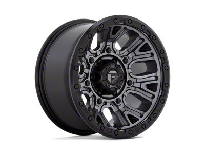 Fuel Wheels Traction Matte Gunmetal 6-Lug Wheel; 20x9; 1mm Offset (14-18 Sierra 1500)