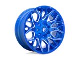 Fuel Wheels Twitch Anodized Blue Milled 6-Lug Wheel; 20x10; -18mm Offset (14-18 Sierra 1500)