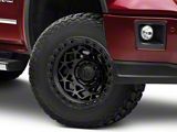 Fuel Wheels Unit Matte Black with Matte Black Ring 6-Lug Wheel; 17x9; 1mm Offset (14-18 Sierra 1500)