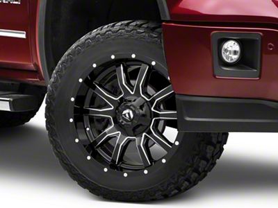 Fuel Wheels Vandal Gloss Black Milled 6-Lug Wheel; 20x9; 19mm Offset (14-18 Sierra 1500)