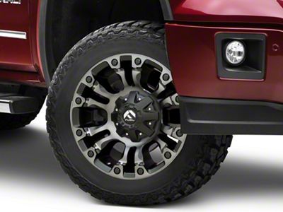 Fuel Wheels Vapor Matte Black Double Dark Tint 6-Lug Wheel; 20x9; 1mm Offset (14-18 Sierra 1500)