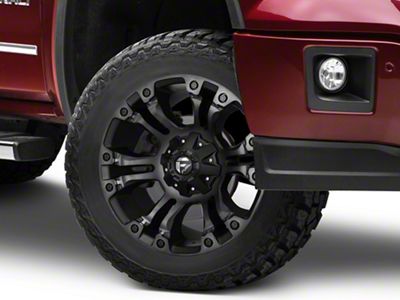 Fuel Wheels Vapor Matte Black Double Dark Tint 6-Lug Wheel; 20x9; 20mm Offset (14-18 Sierra 1500)