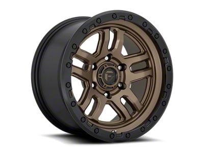 Fuel Wheels Ammo Matte Bronze with Black Bead Ring 6-Lug Wheel; 18x9; -12mm Offset (14-18 Silverado 1500)