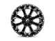Fuel Wheels Assault Gloss Black Milled 6-Lug Wheel; 18x9; 19mm Offset (14-18 Silverado 1500)