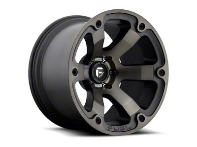Fuel Wheels Beast Matte Black with Double Dark Tint 6-Lug Wheel; 20x9; 19mm Offset (14-18 Silverado 1500)