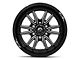 Fuel Wheels Clash Gloss Black Milled 6-Lug Wheel; 20x9; 1mm Offset (14-18 Silverado 1500)