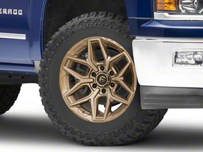 Fuel Wheels Flux Platinum Bronze 6-Lug Wheel; 20x9; 20mm Offset (14-18 Silverado 1500)