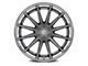 Fuel Wheels Fusion Forged Burn Platinum with Chrome Lip 6-Lug Wheel; 24x12; -44mm Offset (14-18 Silverado 1500)
