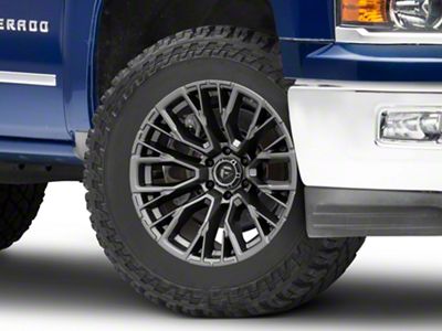 Fuel Wheels Rebar Matte Gunmetal 6-Lug Wheel; 20x10; -18mm Offset (14-18 Silverado 1500)