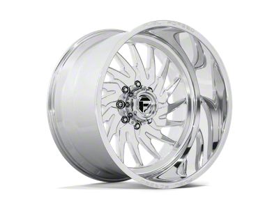Fuel Wheels Shank Polished 6-Lug Wheel; Left Directional; 24x14; -73mm Offset (14-18 Silverado 1500)