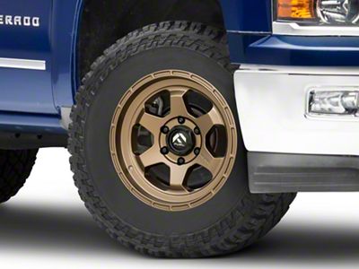 Fuel Wheels Shok Matte Bronze 6-Lug Wheel; 18x9; 1mm Offset (14-18 Silverado 1500)