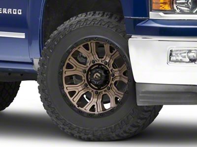 Fuel Wheels Traction Matte Bronze 6-Lug Wheel; 20x9; 1mm Offset (14-18 Silverado 1500)