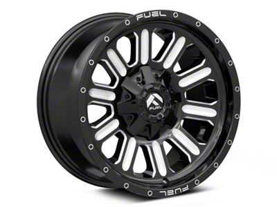 Fuel Wheels Hardline Gloss Black Milled 6-Lug Wheel; 20x9; 19mm Offset (15-22 Canyon)