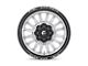 Fuel Wheels Arc Silver Brushed Face with Milled Black Lip 6-Lug Wheel; 22x12; -44mm Offset (15-20 F-150)