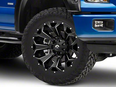 Fuel Wheels Assault Matte Black Milled 6-Lug Wheel; 22x10; -22mm Offset (15-20 F-150)