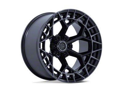 Fuel Wheels Charger Gloss Black Brushed Face with Dark Tint 6-Lug Wheel; 22x9.5; 18mm Offset (15-20 F-150)