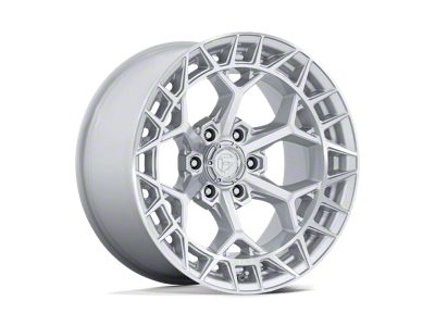 Fuel Wheels Charger Gloss Silver with Machined Face 6-Lug Wheel; 22x9.5; 18mm Offset (15-20 F-150)