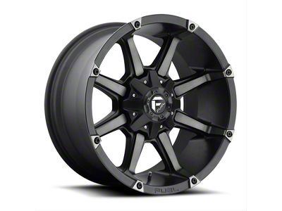 Fuel Wheels Coupler Matte Black Double Dark Tint 6-Lug Wheel; 18x9; 1mm Offset (15-20 F-150)