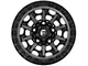 Fuel Wheels Covert Matte Gunmetal with Black Bead Ring 6-Lug Wheel; 17x9; -12mm Offset (15-20 F-150)