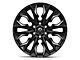 Fuel Wheels Flame Gloss Black Milled 6-Lug Wheel; 20x9; 1mm Offset (15-20 F-150)