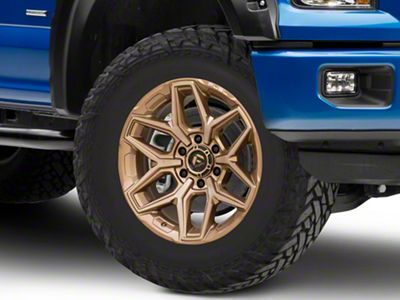 Fuel Wheels Flux Platinum Bronze 6-Lug Wheel; 18x9; 20mm Offset (15-20 F-150)
