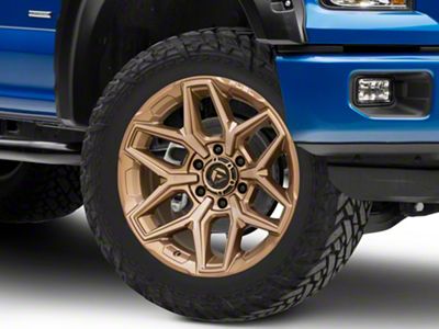 Fuel Wheels Flux Platinum Bronze 6-Lug Wheel; 22x10; -18mm Offset (15-20 F-150)