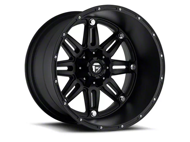 Fuel Wheels Hostage Matte Black 6-Lug Wheel; 22x12; -44mm Offset (15-20 F-150)