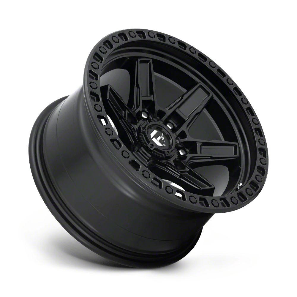 Fuel Wheels F150 Kicker Matte Black 6Lug Wheel; 18x9; 12mm Offset