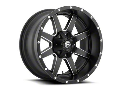Fuel Wheels Maverick Matte Black Milled 6-Lug Wheel; 22x9.5; 20mm Offset (15-20 F-150)