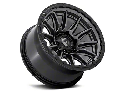 Fuel Wheels Piston Matte Gunmetal with Gloss Black Lip 6-Lug Wheel; 20x9; 1mm Offset (15-20 F-150)