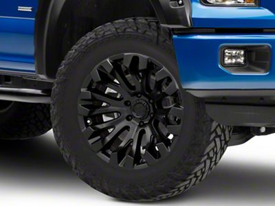 Fuel Wheels Quake Blackout 6-Lug Wheel; 20x10; -18mm Offset (15-20 F-150)