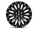 Fuel Wheels Quake Gloss Black Milled 6-Lug Wheel; 20x10; -18mm Offset (15-20 F-150)