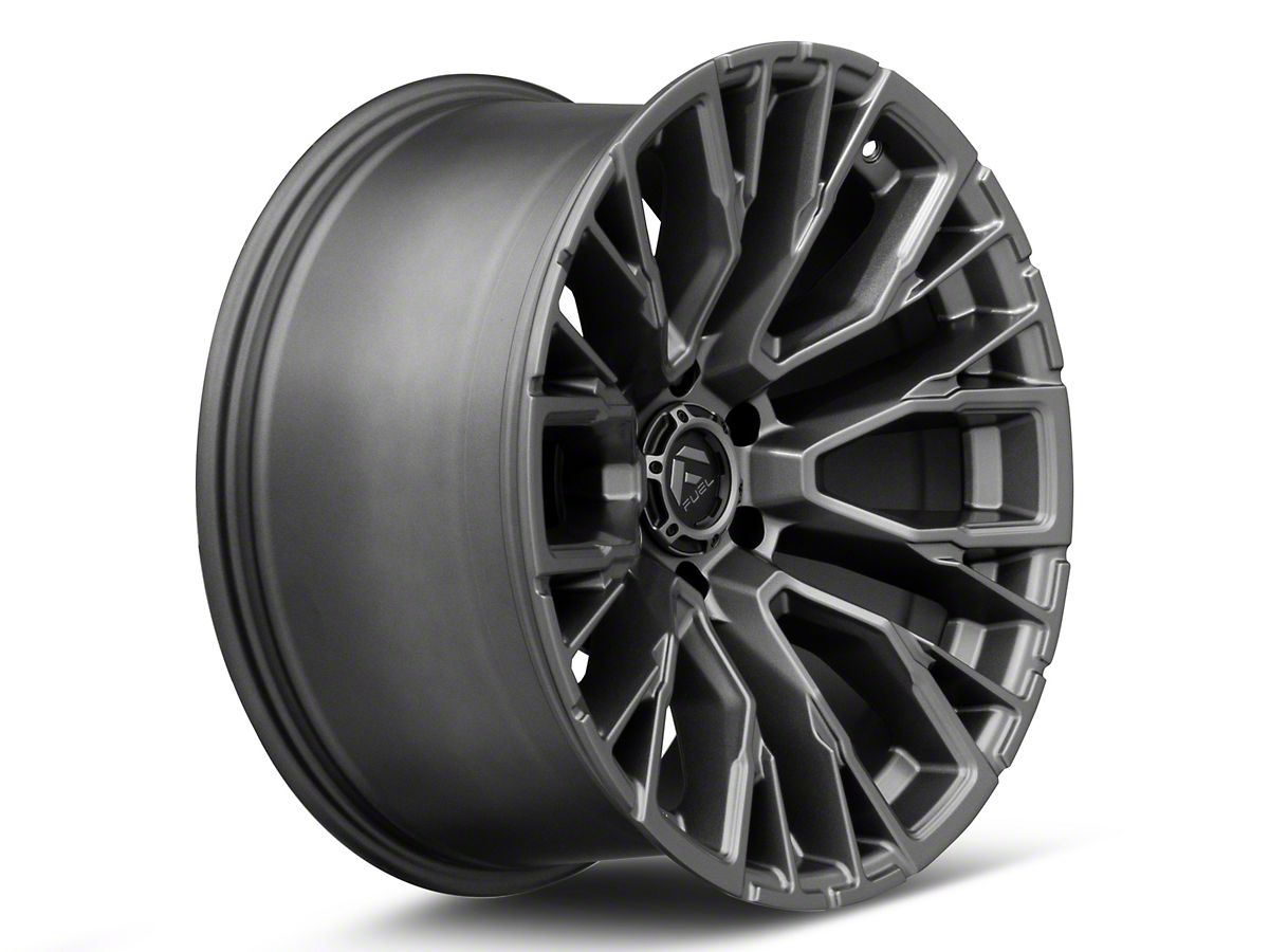 Fuel Wheels F-150 Rebar Matte Gunmetal 6-Lug Wheel; 20x9; 20mm 