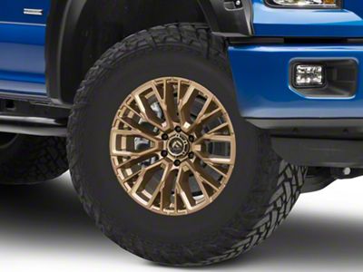 Fuel Wheels Rebar Platinum Bronze Milled 6-Lug Wheel; 17x9; 1mm Offset (15-20 F-150)