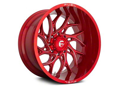 Fuel Wheels Runner Candy Red Milled 6-Lug Wheel; 20x10; -18mm Offset (15-20 F-150)