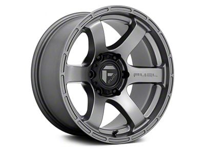 Fuel Wheels Rush Matte Gunmetal 6-Lug Wheel; 18x9; 20mm Offset (15-20 F-150)