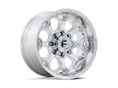 Fuel Wheels Scepter Polished Milled 6-Lug Wheel; 22x10; -18mm Offset (15-20 F-150)