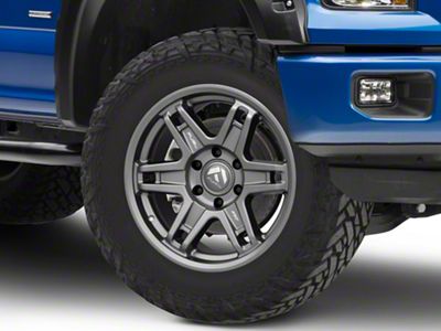 Fuel Wheels Slayer Matte Gunmetal 6-Lug Wheel; 20x9; 1mm Offset (15-20 F-150)