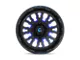 Fuel Wheels Stroke Gloss Black with Blue Tinted Clear 6-Lug Wheel; 18x9; -12mm Offset (15-20 F-150)