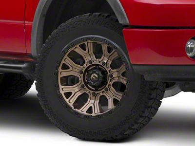 Fuel Wheels Traction Matte Bronze 6-Lug Wheel; 20x9; 1mm Offset (15-20 F-150)