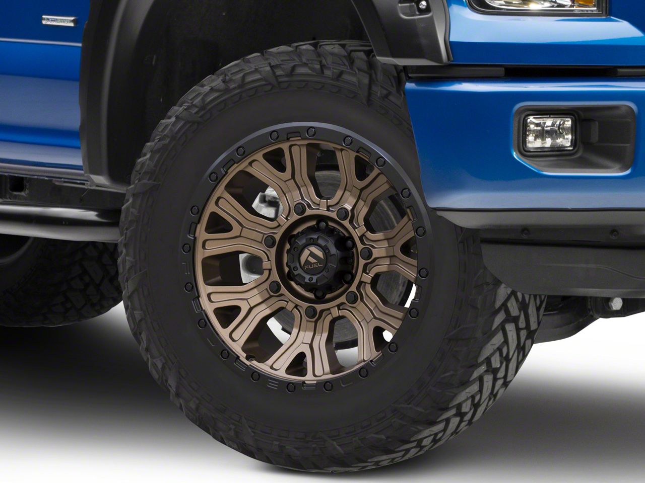 Fuel Wheels Traction Matte Bronze 6-Lug Wheel; 20×9; 1mm Offset (15-20 F-150)