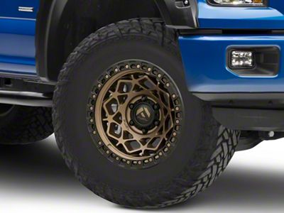 Fuel Wheels Unit Bronze with Matte Black Ring 6-Lug Wheel; 17x9; 1mm Offset (15-20 F-150)