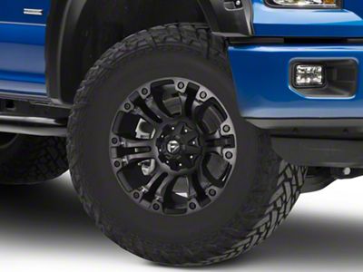 Fuel Wheels Vapor Matte Black Double Dark Tint 6-Lug Wheel; 17x10; -18mm Offset (15-20 F-150)