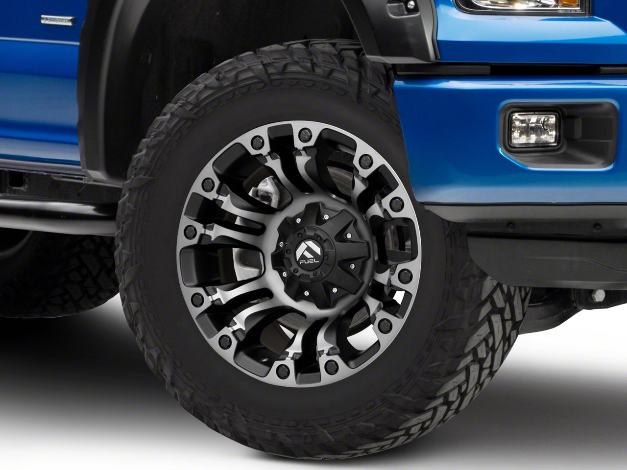 Fuel Wheels F150 Vapor Matte Black with Gray Tint 6Lug Wheel; 20x9
