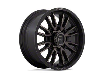 Fuel Wheels Clash Matte Black Double Dark Tint 8-Lug Wheel; 20x9; 20mm Offset (15-19 Sierra 2500 HD)