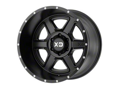 Fuel Wheels Hardline Gloss Black with Blue Tinted Clear 8-Lug Wheel; 22x12; -44mm Offset (15-19 Sierra 2500 HD)