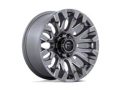Fuel Wheels Quake Platinum 8-Lug Wheel; 20x9; 1mm Offset (15-19 Sierra 2500 HD)