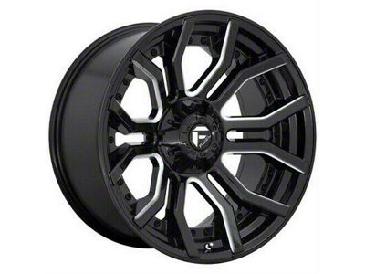Fuel Wheels Rage Gloss Black Milled 8-Lug Wheel; 20x10; -18mm Offset (15-19 Sierra 2500 HD)