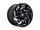 Fuel Wheels Reaction Gloss Black Milled 8-Lug Wheel; 24x12; -44mm Offset (15-19 Sierra 2500 HD)