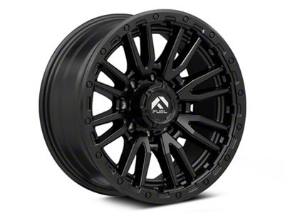 Fuel Wheels Rebel Matte Black 8-Lug Wheel; 20x9; 1mm Offset (15-19 Sierra 2500 HD)